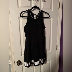 Pink brand black dress